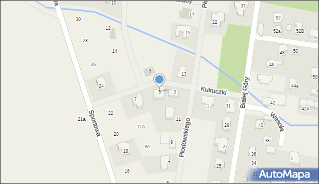 Zielonki-Wieś, Kukuczki Jerzego, 5, mapa Zielonki-Wieś