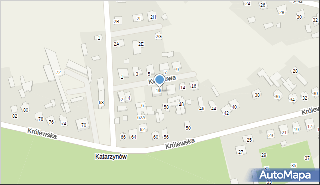 Aleksandrówka, Kwiatowa, 8, mapa Aleksandrówka