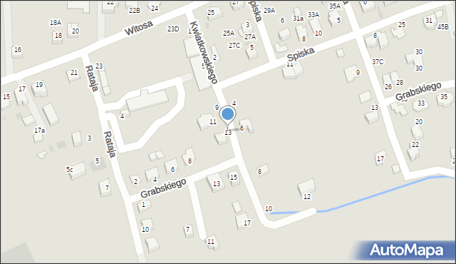Bochnia, Kwiatkowskiego Eugeniusza, 13, mapa Bochni