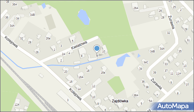 Celestynów, Kwiatowa, 6, mapa Celestynów