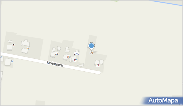 Czaniec, Kwiatowa, 19, mapa Czaniec