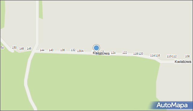 Częstochowa, Kwiatowa, 211, mapa Częstochowy