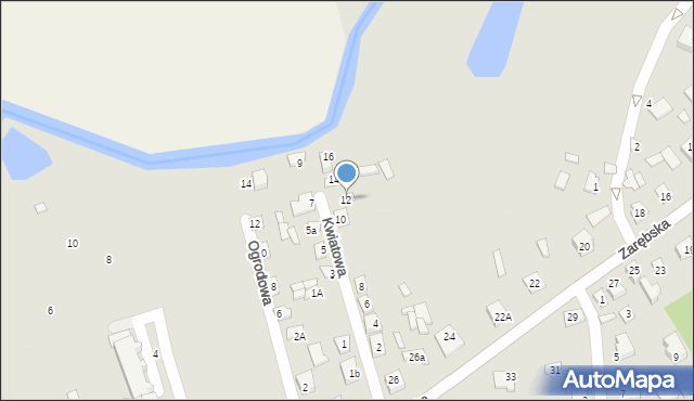 Czyżew, Kwiatowa, 12, mapa Czyżew