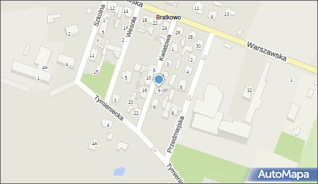 Izbica Kujawska, Kwiatowa, 7, mapa Izbica Kujawska