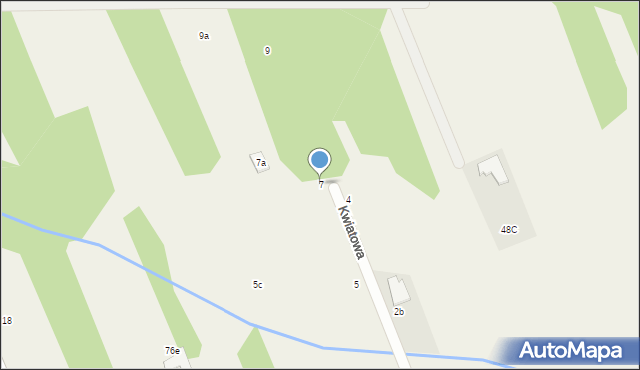 Jaroszowa Wola, Kwiatowa, 7, mapa Jaroszowa Wola