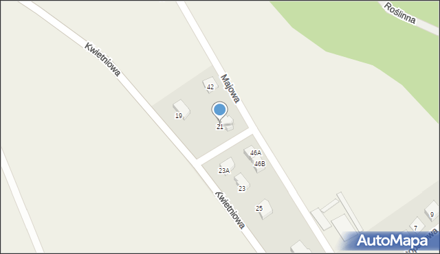 Kazimierz, Kwietniowa, 21, mapa Kazimierz