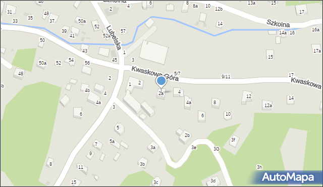 Kazimierz Dolny, Kwaskowa Góra, 2a, mapa Kazimierz Dolny