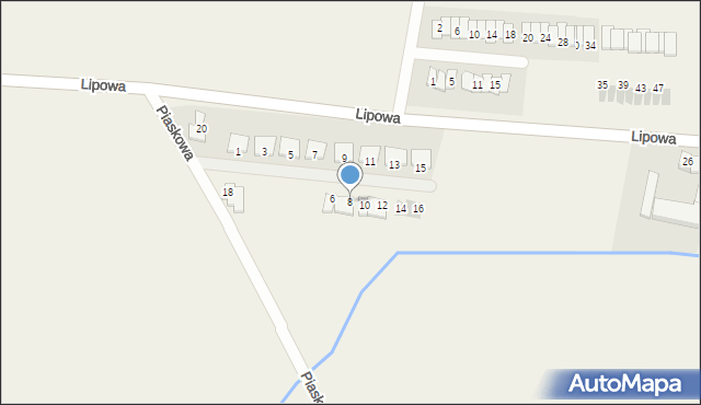 Kleszczewo, Kwiatowa, 8, mapa Kleszczewo