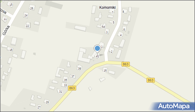 Kopki, Kwiecińskiego, 41, mapa Kopki