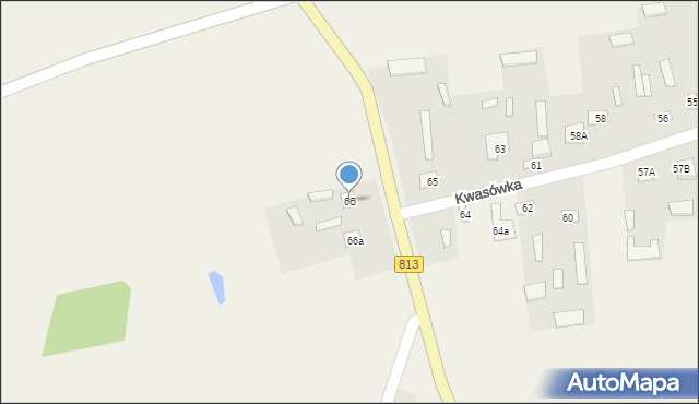 Kwasówka, Kwasówka, 66, mapa Kwasówka