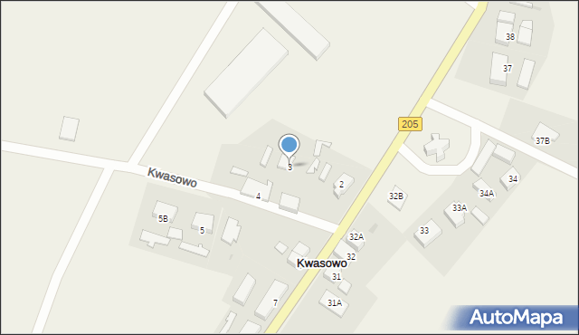 Kwasowo, Kwasowo, 3, mapa Kwasowo