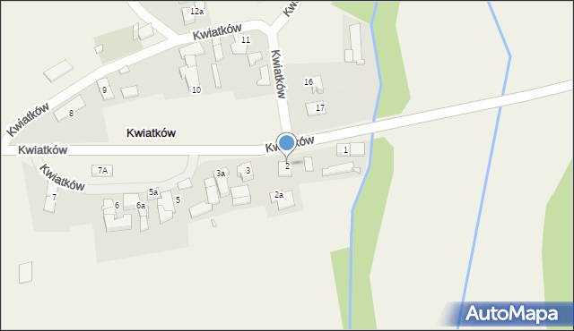 Kwiatków, Kwiatków, 2, mapa Kwiatków