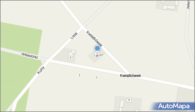 Kwiatkówek, Kwiatkówek, 6c, mapa Kwiatkówek