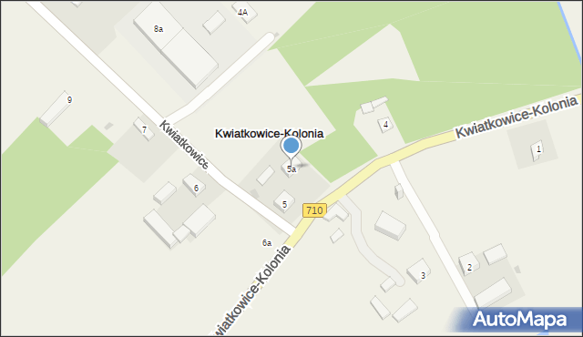 Kwiatkowice-Kolonia, Kwiatkowice-Kolonia, 5a, mapa Kwiatkowice-Kolonia