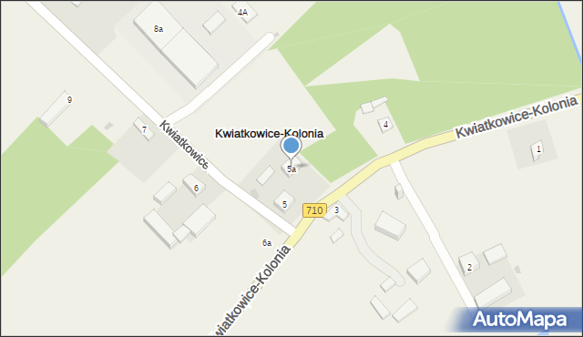 Kwiatkowice-Kolonia, Kwiatkowice-Kolonia, 5a, mapa Kwiatkowice-Kolonia