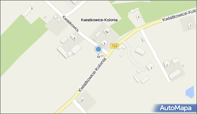 Kwiatkowice-Kolonia, Kwiatkowice-Kolonia, 6a, mapa Kwiatkowice-Kolonia
