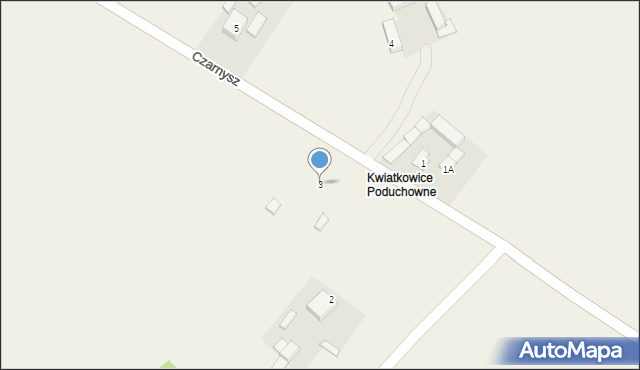 Kwiatkowice-Kolonia, Kwiatkowice Poduchowne, 3, mapa Kwiatkowice-Kolonia