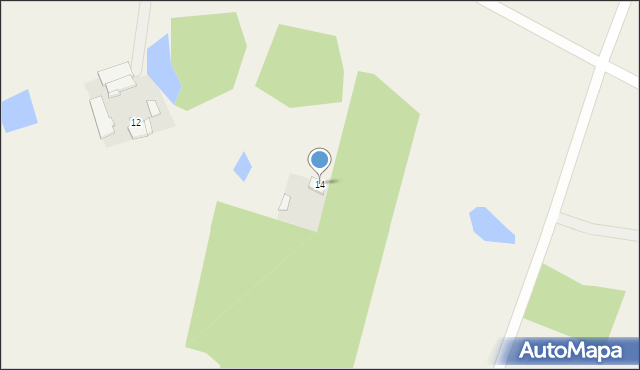 Kwiatkowo, Kwiatkowo, 14, mapa Kwiatkowo