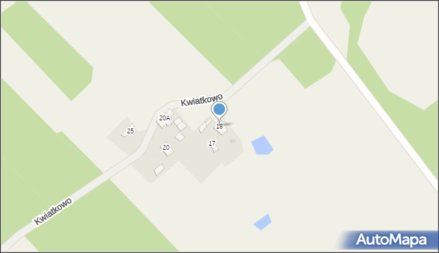 Kwiatkowo, Kwiatkowo, 19, mapa Kwiatkowo