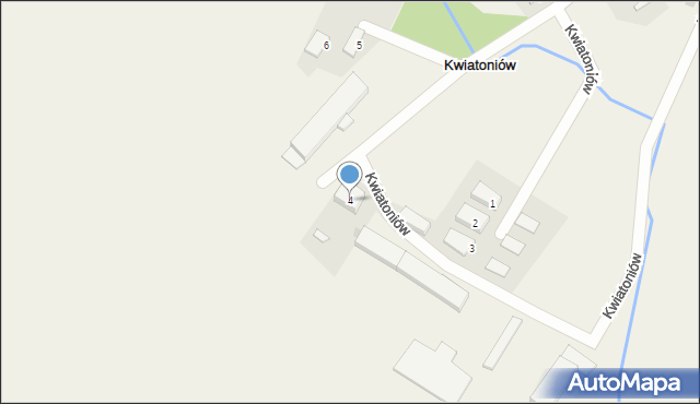 Kwiatoniów, Kwiatoniów, 4, mapa Kwiatoniów