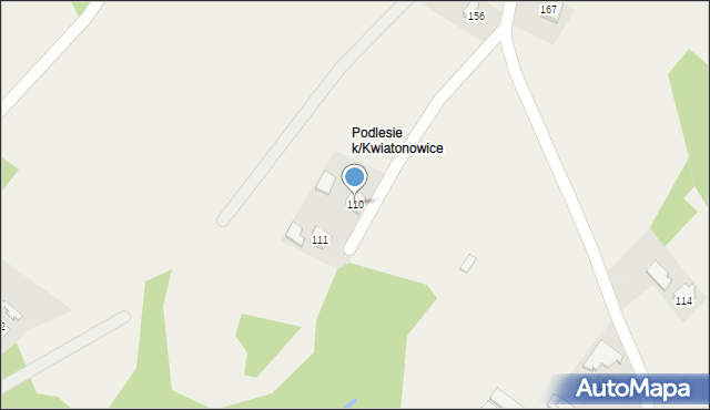 Kwiatonowice, Kwiatonowice, 110, mapa Kwiatonowice