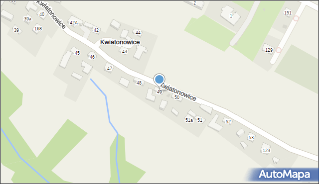 Kwiatonowice, Kwiatonowice, 49, mapa Kwiatonowice