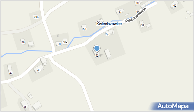 Kwieciszowice, Kwieciszowice, 52, mapa Kwieciszowice