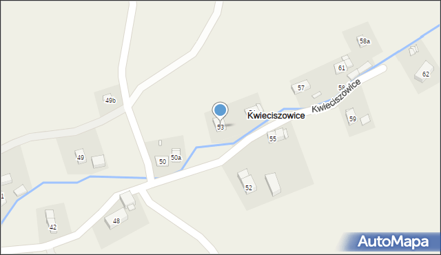 Kwieciszowice, Kwieciszowice, 53, mapa Kwieciszowice