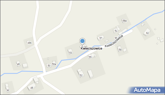 Kwieciszowice, Kwieciszowice, 54, mapa Kwieciszowice