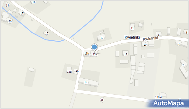 Kwietniki, Kwietniki, 13a, mapa Kwietniki