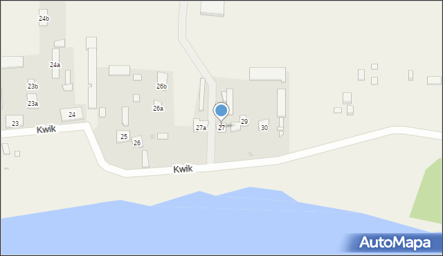 Kwik, Kwik, 27, mapa Kwik