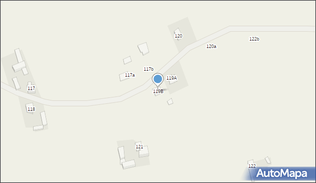 Kwileń, Kwileń, 119B, mapa Kwileń