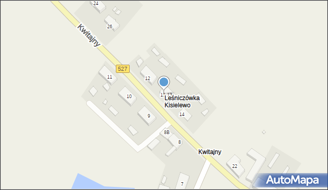 Kwitajny, Kwitajny, 13A, mapa Kwitajny