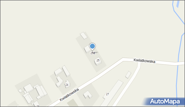 Lewków, Kwiatkowska, 25B, mapa Lewków