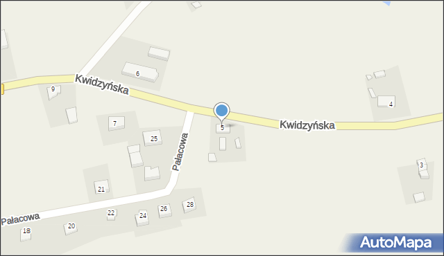 Licze, Kwidzyńska, 5, mapa Licze