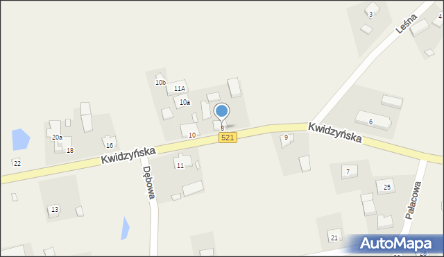 Licze, Kwidzyńska, 8, mapa Licze