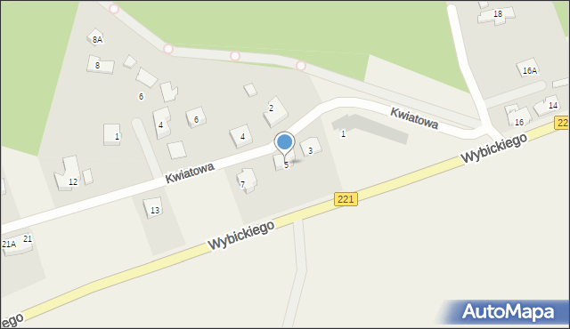 Lublewo Gdańskie, Kwiatowa, 5, mapa Lublewo Gdańskie