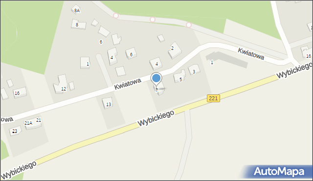 Lublewo Gdańskie, Kwiatowa, 7, mapa Lublewo Gdańskie