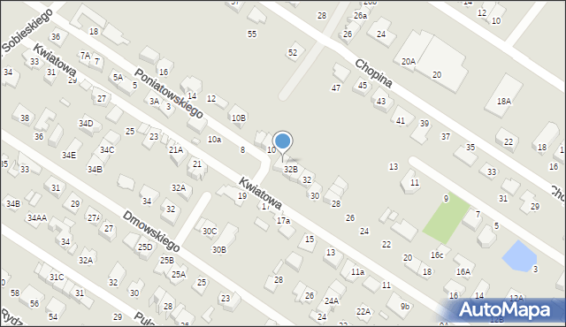 Marki, Kwiatowa, 32C, mapa Marki