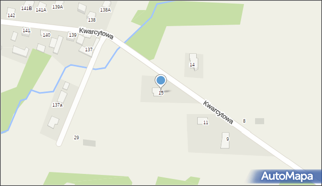 Masłów Drugi, Kwarcytowa, 15, mapa Masłów Drugi