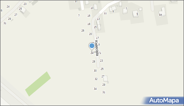 Modlniczka, Kwiecista, 24, mapa Modlniczka