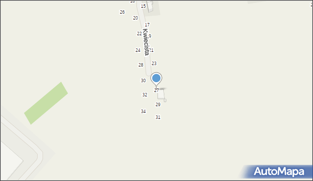 Modlniczka, Kwiecista, 27, mapa Modlniczka