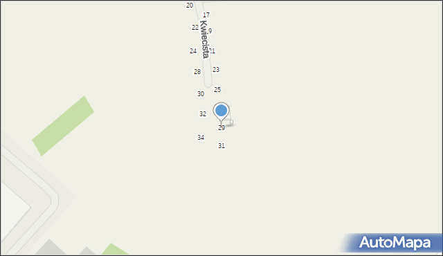 Modlniczka, Kwiecista, 29, mapa Modlniczka