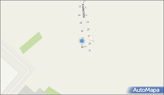 Modlniczka, Kwiecista, 34, mapa Modlniczka