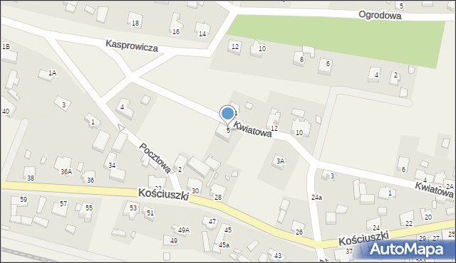 Nietków, Kwiatowa, 5, mapa Nietków