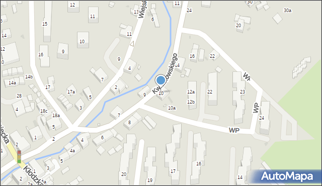 Nowa Ruda, Kwiatkowskiego Eugeniusza, 10, mapa Nowa Ruda