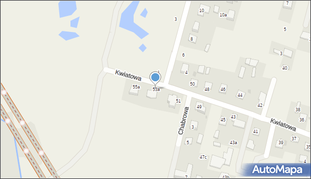 Okszów, Kwiatowa, 53a, mapa Okszów