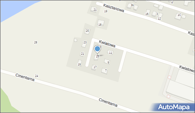 Pisarzowice, Kwiatowa, 15, mapa Pisarzowice