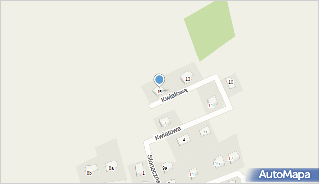 Prokowo, Kwiatowa, 15, mapa Prokowo