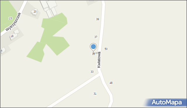 Radziszów, Kwiatowa, 35, mapa Radziszów